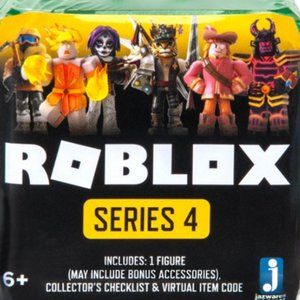 Roblox series 4 box! WITH CODE!